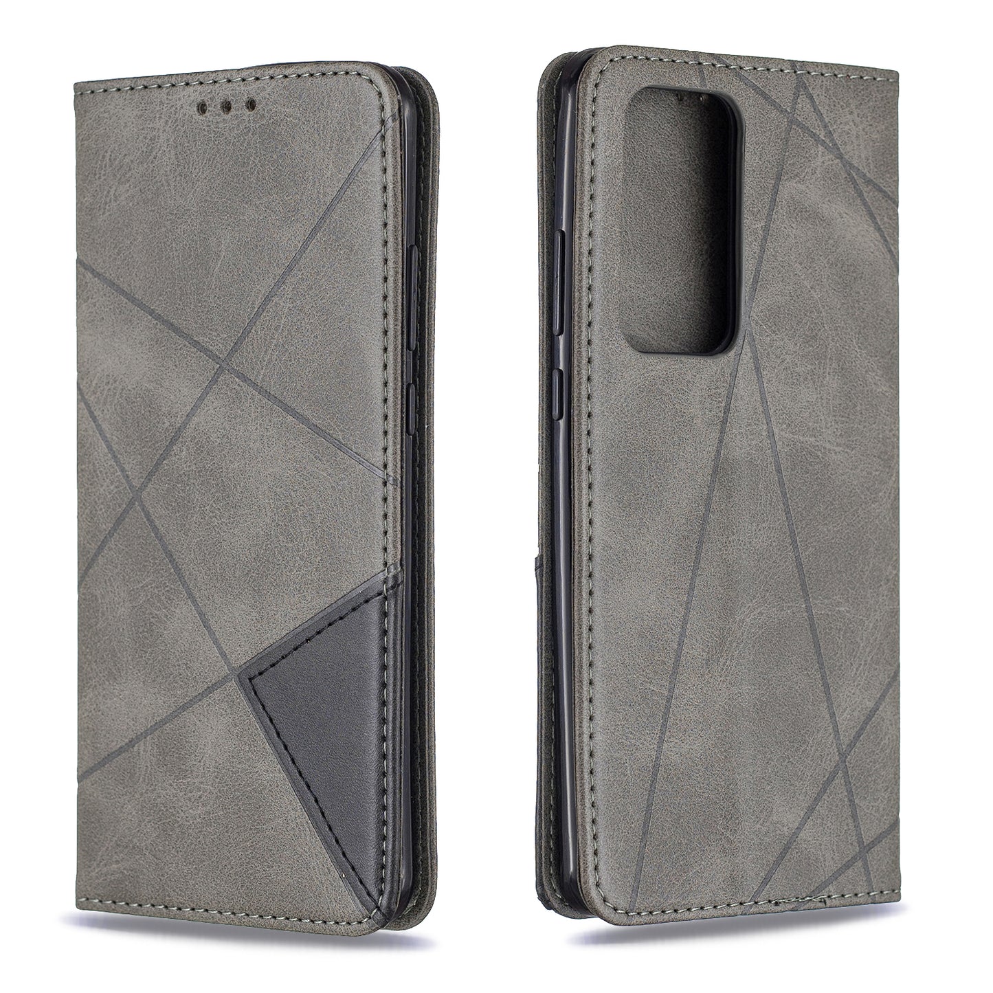 Geometric Pattern Stand Leather Card Holder Case for Huawei P40 Pro