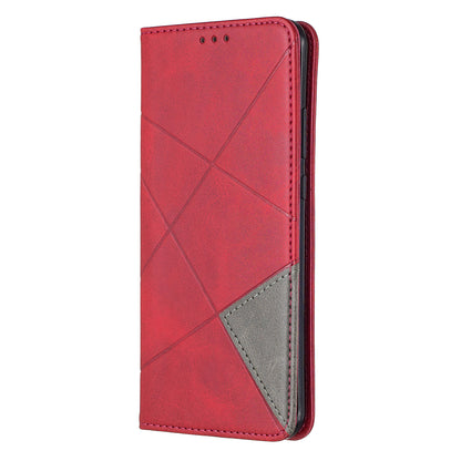 Geometric Pattern Stand Leather Card Holder Case for Huawei P40 Pro