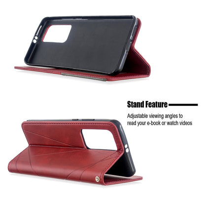 Geometric Pattern Stand Leather Card Holder Case for Huawei P40 Pro