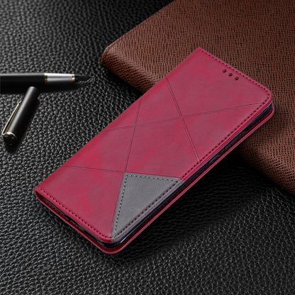 Geometric Pattern Stand Leather Card Holder Case for Huawei P40 Pro