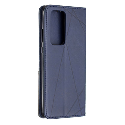 Geometric Pattern Stand Leather Card Holder Case for Huawei P40 Pro