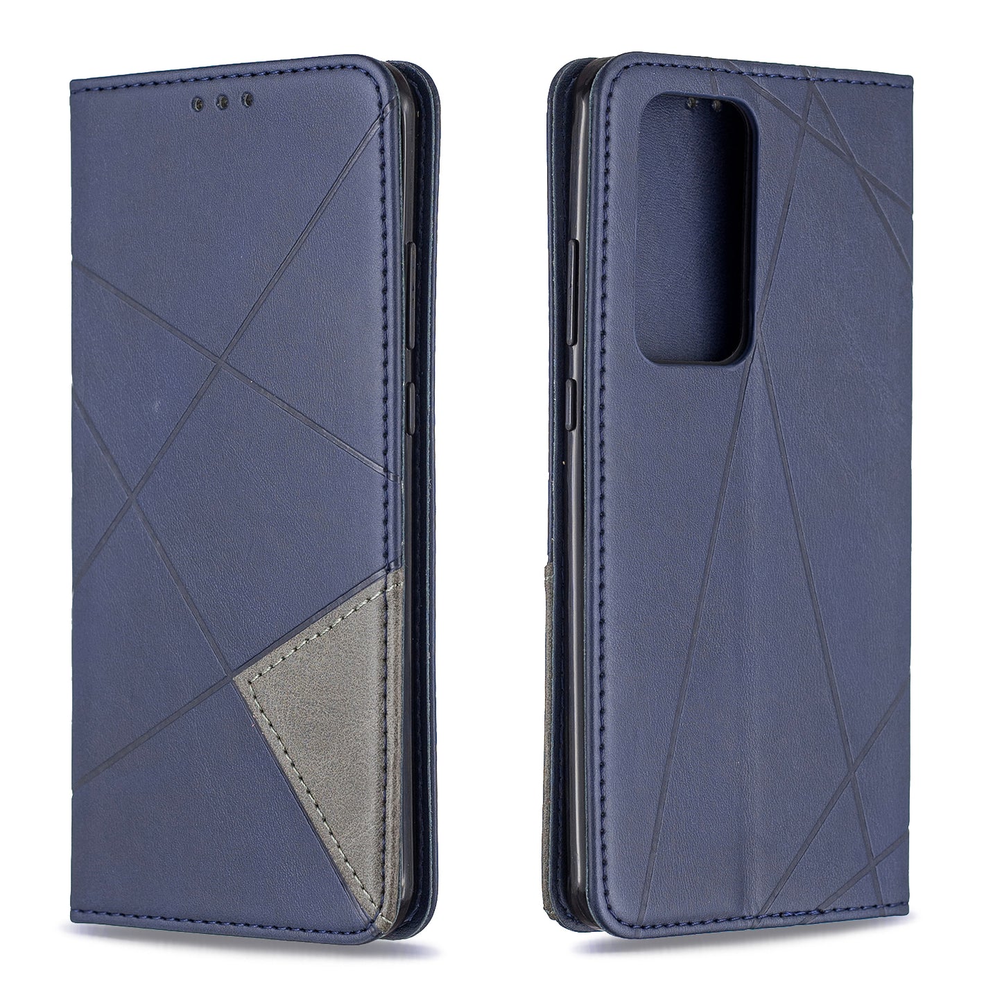 Geometric Pattern Stand Leather Card Holder Case for Huawei P40 Pro