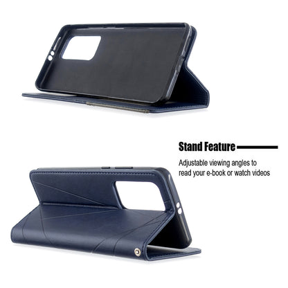 Geometric Pattern Stand Leather Card Holder Case for Huawei P40 Pro