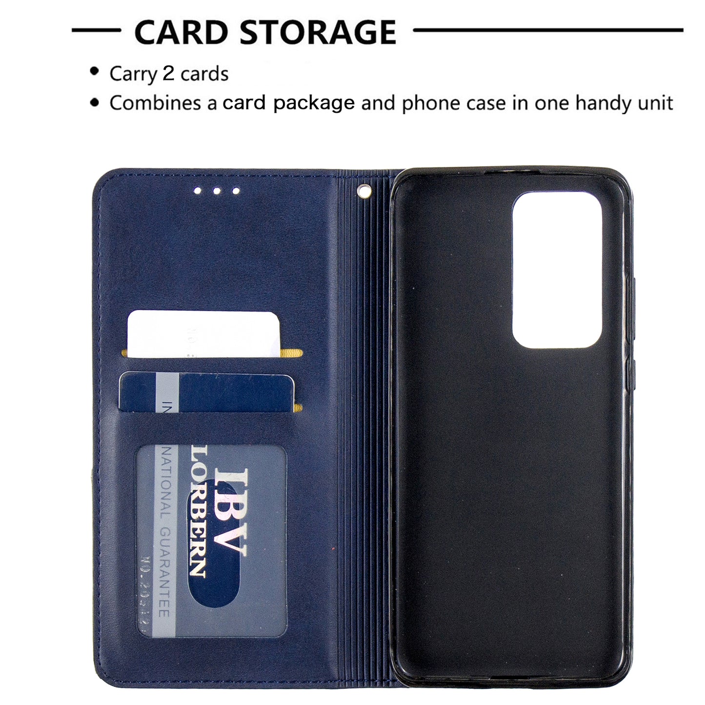 Geometric Pattern Stand Leather Card Holder Case for Huawei P40 Pro