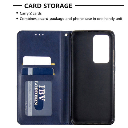 Geometric Pattern Stand Leather Card Holder Case for Huawei P40 Pro