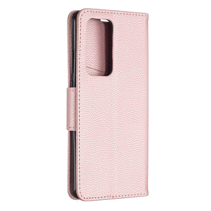 Litchi Skin Wallet Leather Stand Case for Huawei P40 Pro