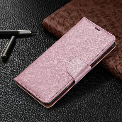Litchi Skin Wallet Leather Stand Case for Huawei P40 Pro