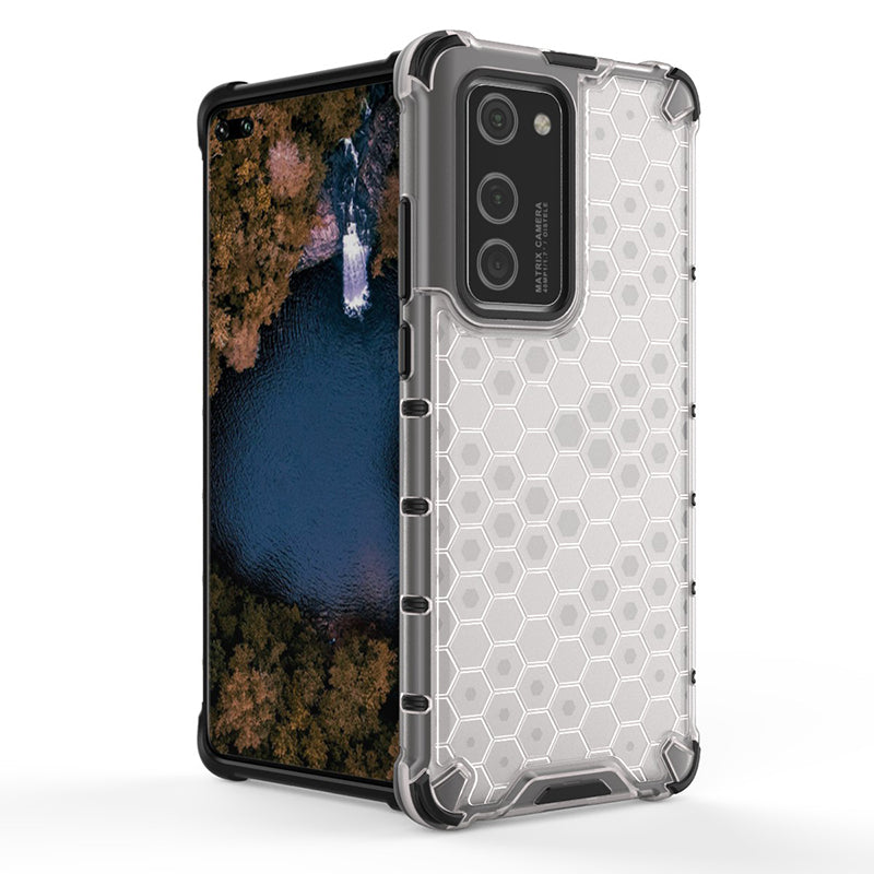 Honeycomb Pattern Shock-proof TPU + PC Covering for Huawei P40 Pro