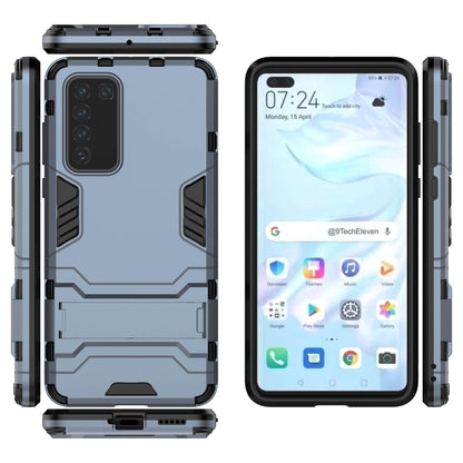 2-in-1 Plastic + TPU Phone Shell with Kickstand Cover for Huawei P40
