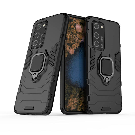 Cool Guard Ring Holder PC TPU Hybrid Cover for Huawei P40 Pro