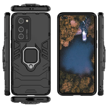 Cool Guard Ring Holder PC TPU Hybrid Cover for Huawei P40 Pro