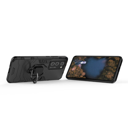 Cool Guard Ring Holder PC TPU Hybrid Cover for Huawei P40 Pro