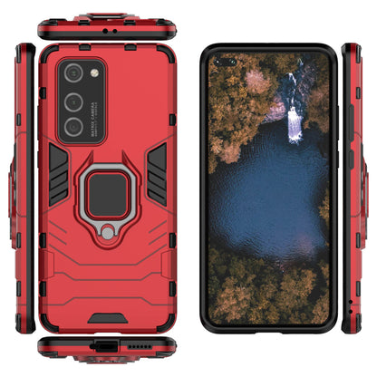 Cool Guard Ring Holder PC TPU Hybrid Cover for Huawei P40 Pro