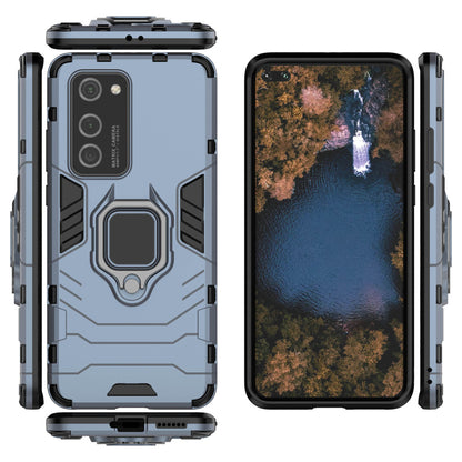 Cool Guard Ring Holder PC TPU Hybrid Cover for Huawei P40 Pro