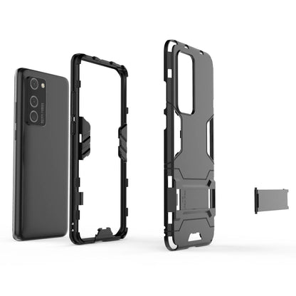 2-in-1 Plastic + TPU Kickstand Phone Shell Cover for Huawei P40 Pro