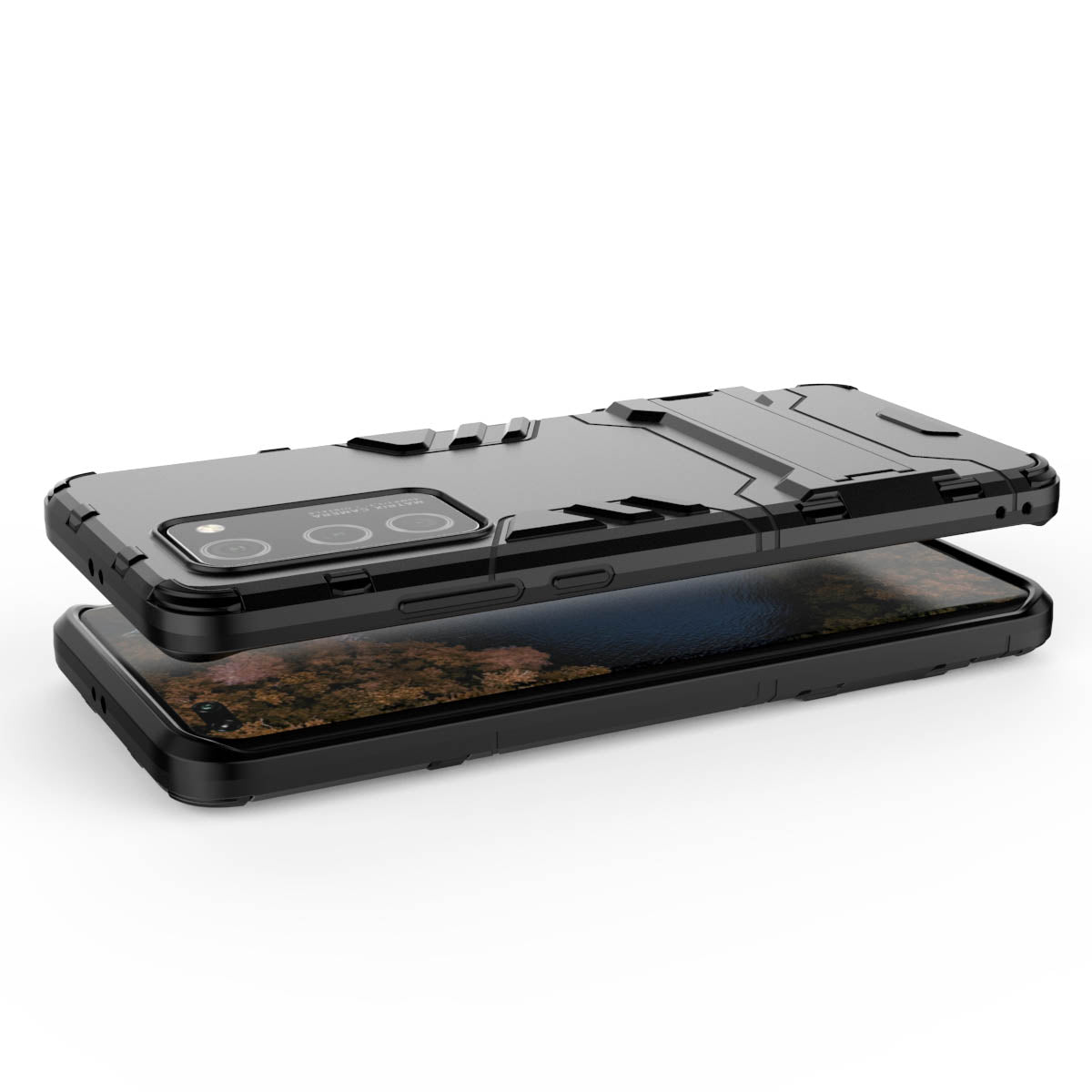 2-in-1 Plastic + TPU Kickstand Phone Shell Cover for Huawei P40 Pro