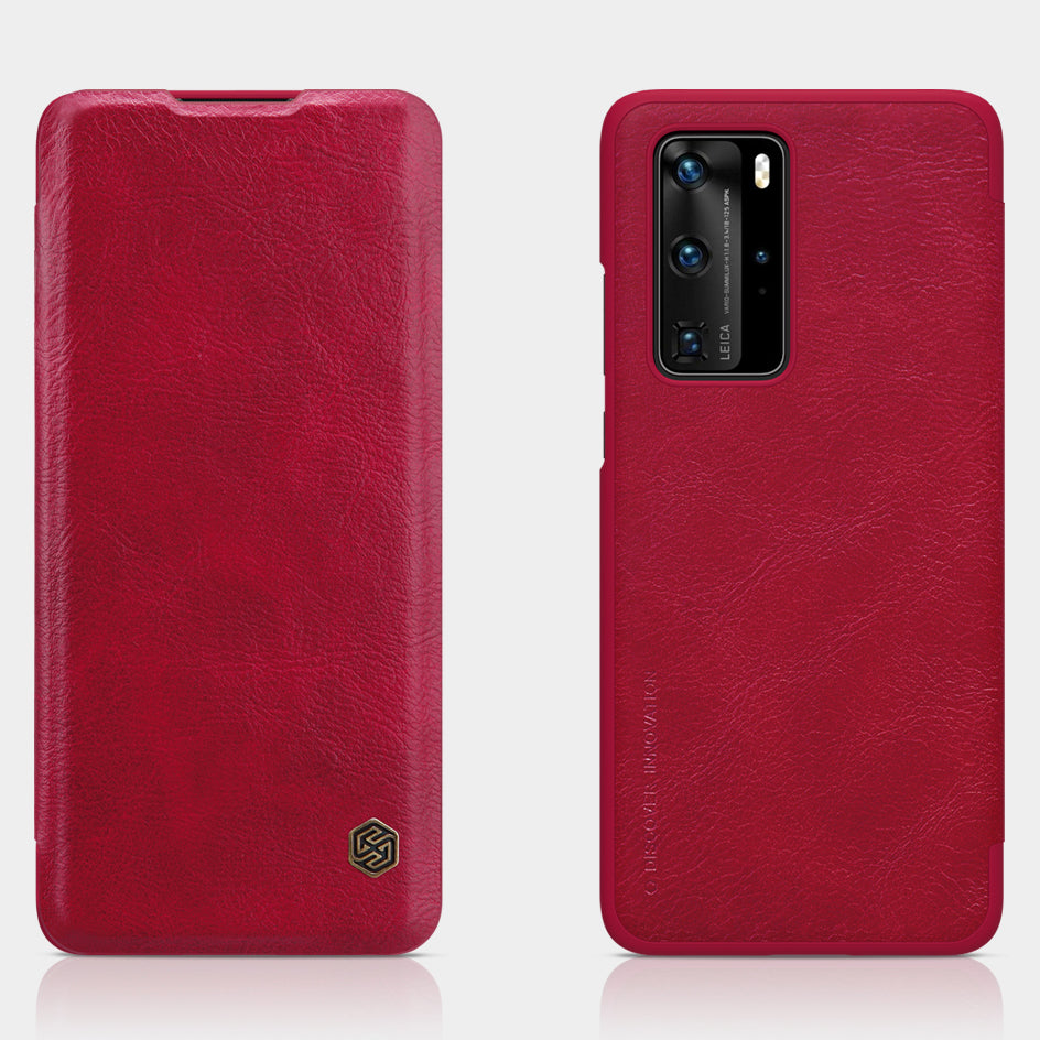 NILLKIN Qin Series Leather Phone Case with Card Slot for Huawei P40 Pro