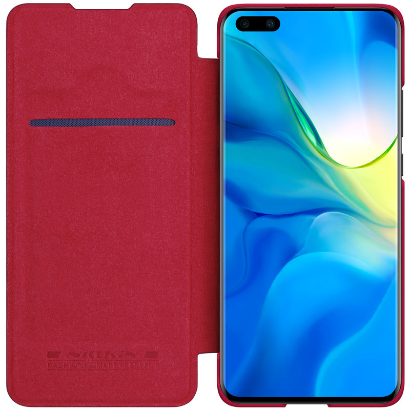 NILLKIN Qin Series Leather Phone Case with Card Slot for Huawei P40 Pro