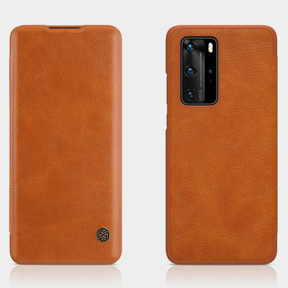 NILLKIN Qin Series Leather Phone Case with Card Slot for Huawei P40 Pro