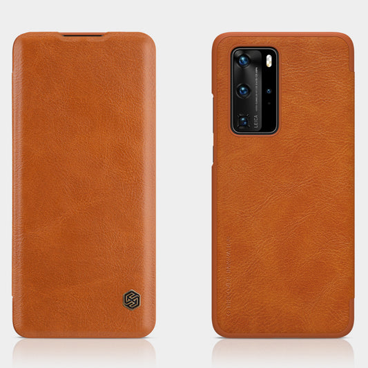 NILLKIN Qin Series Leather Phone Case with Card Slot for Huawei P40 Pro