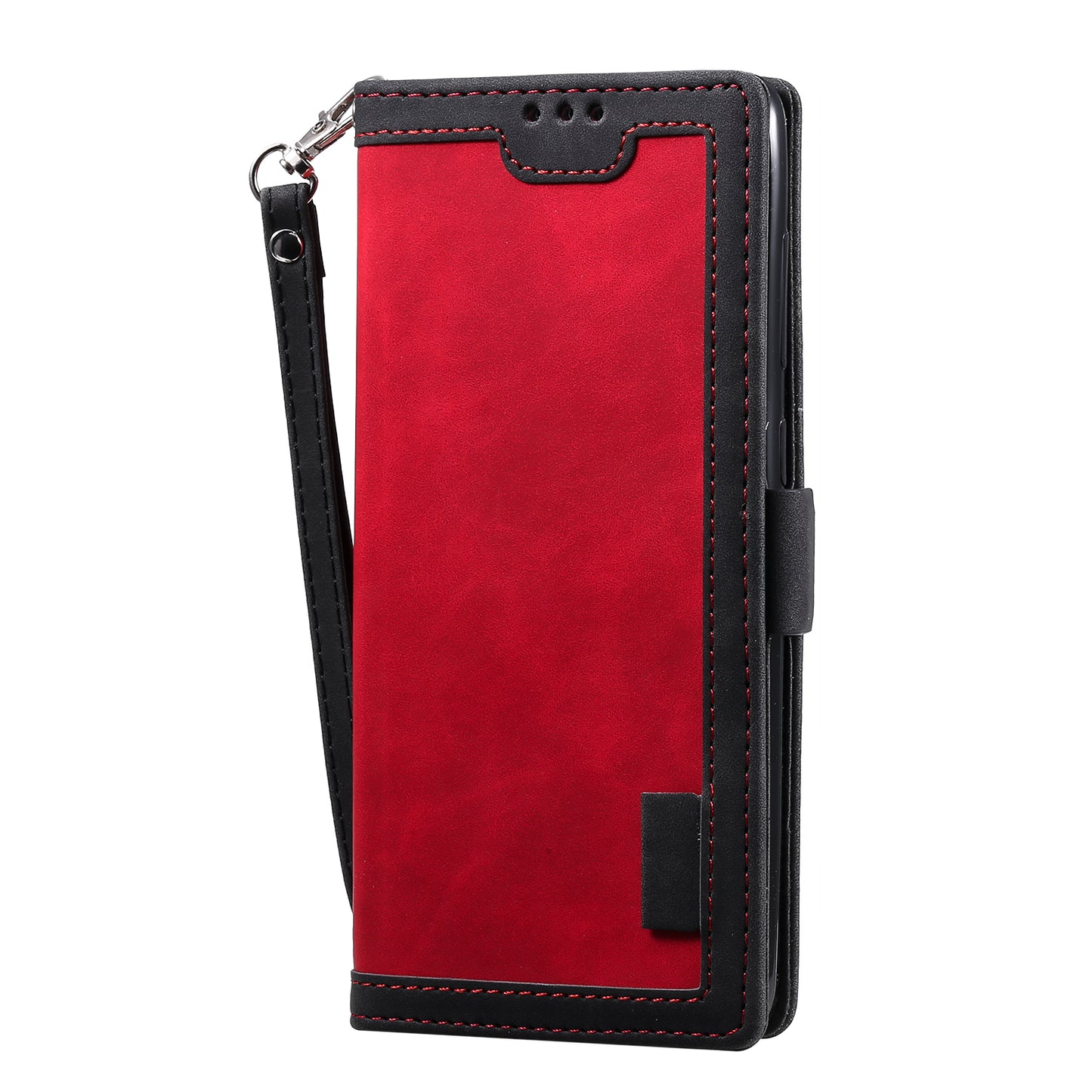 Stylish Retro Splicing Leather Shell for Huawei P40 Pro