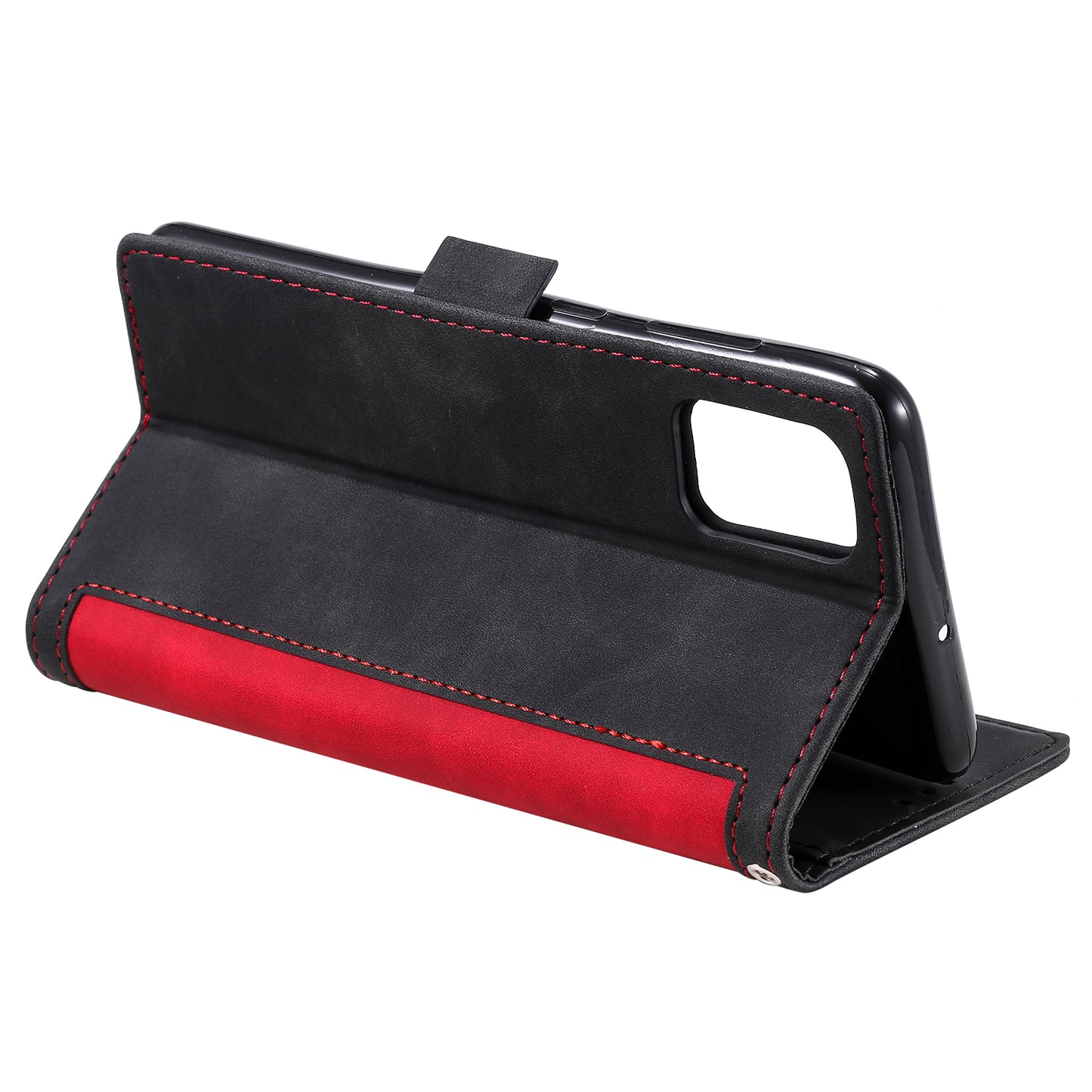 Stylish Retro Splicing Leather Shell for Huawei P40 Pro