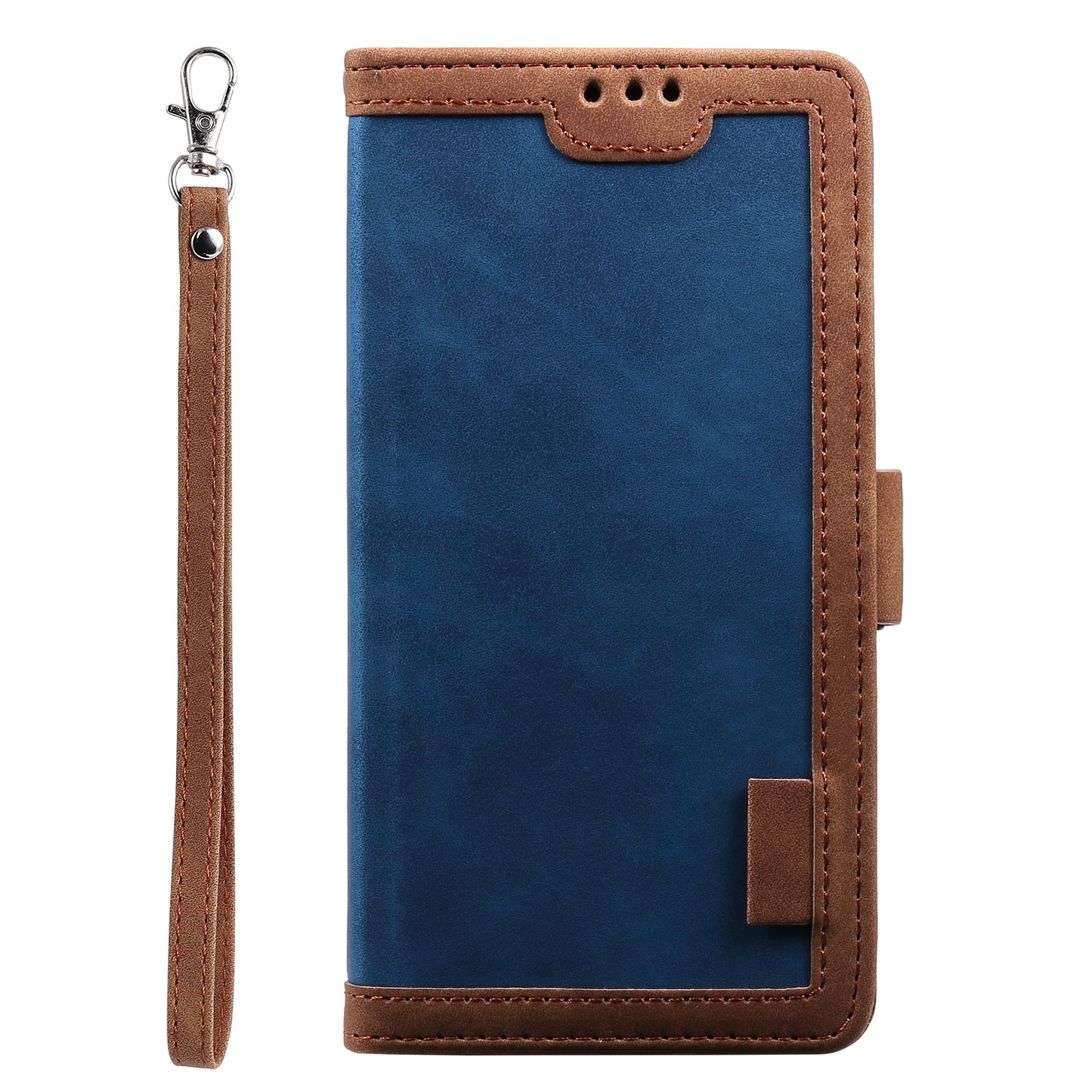 Stylish Retro Splicing Leather Shell for Huawei P40 Pro