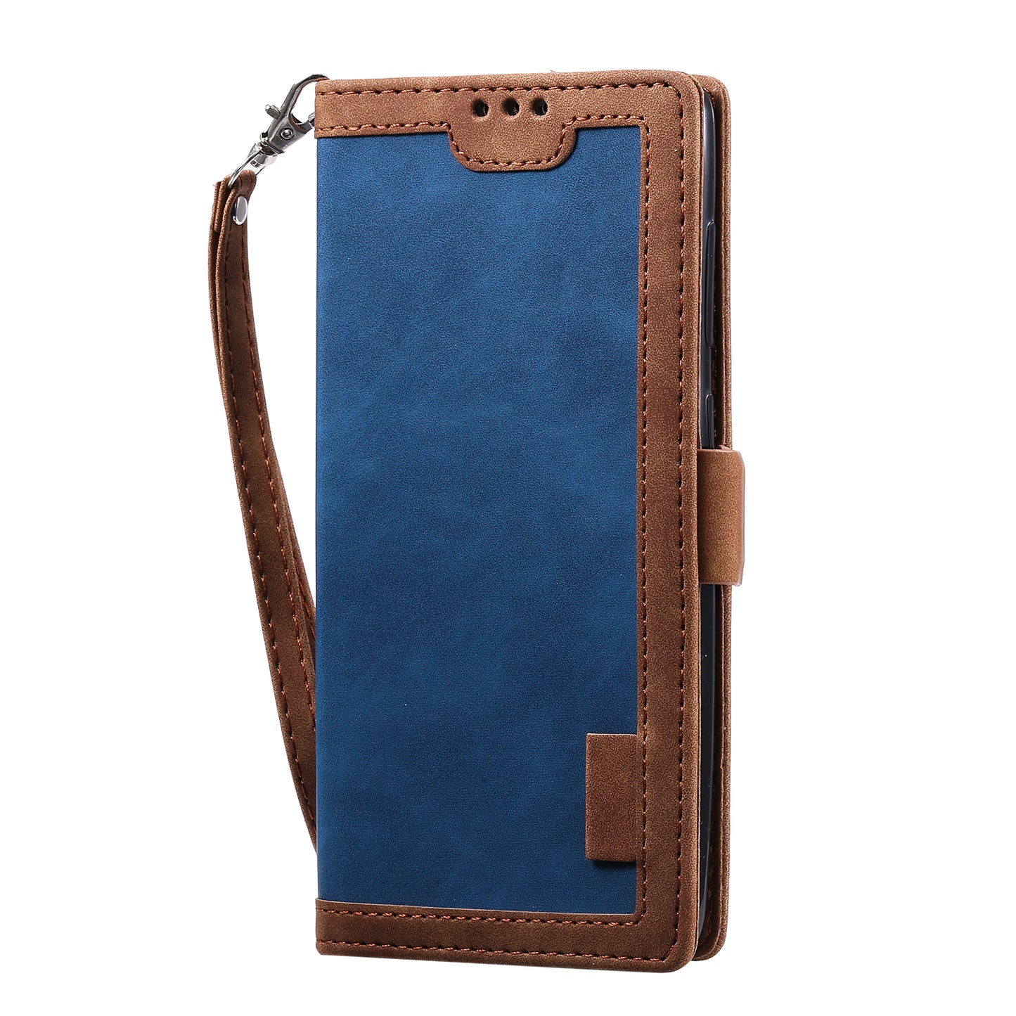 Stylish Retro Splicing Leather Shell for Huawei P40 Pro