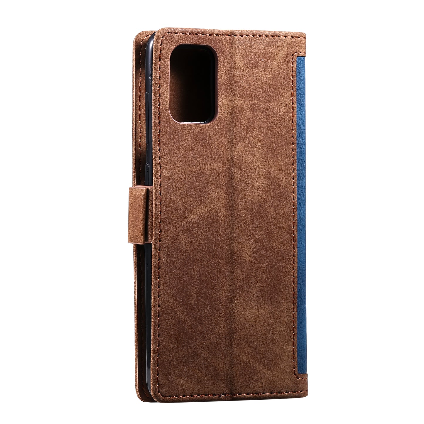Stylish Retro Splicing Leather Shell for Huawei P40 Pro