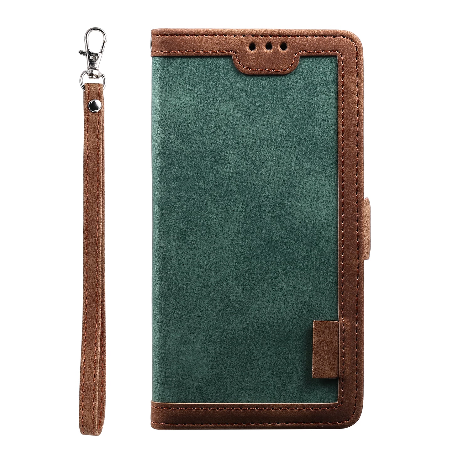 Stylish Retro Splicing Leather Shell for Huawei P40 Pro
