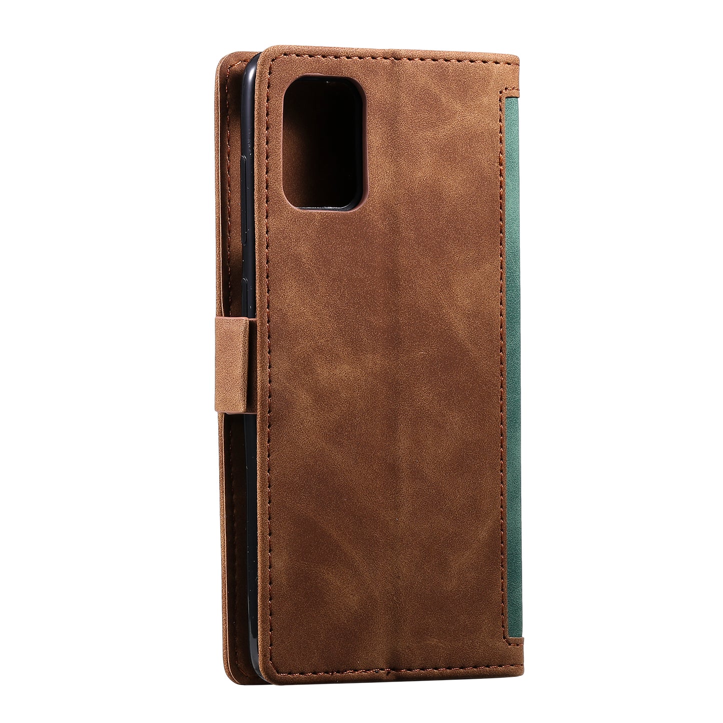 Stylish Retro Splicing Leather Shell for Huawei P40 Pro