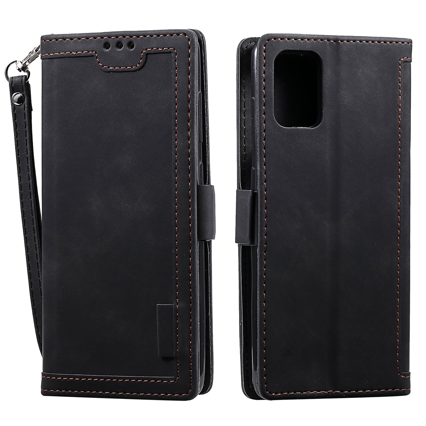 Stylish Retro Splicing Leather Shell for Huawei P40 Pro