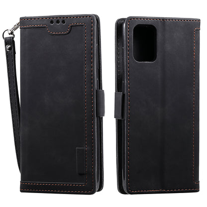 Stylish Retro Splicing Leather Shell for Huawei P40 Pro