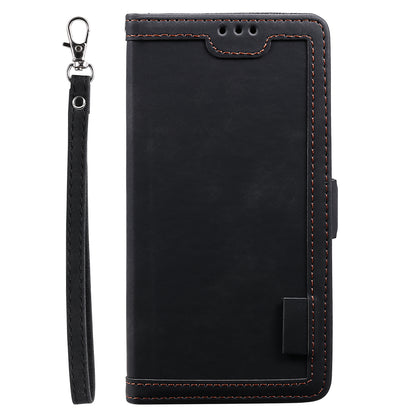 Stylish Retro Splicing Leather Shell for Huawei P40 Pro