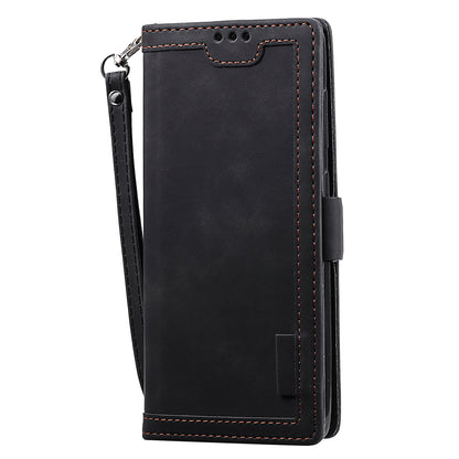 Stylish Retro Splicing Leather Shell for Huawei P40 Pro