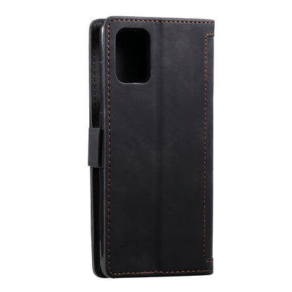 Stylish Retro Splicing Leather Shell for Huawei P40 Pro
