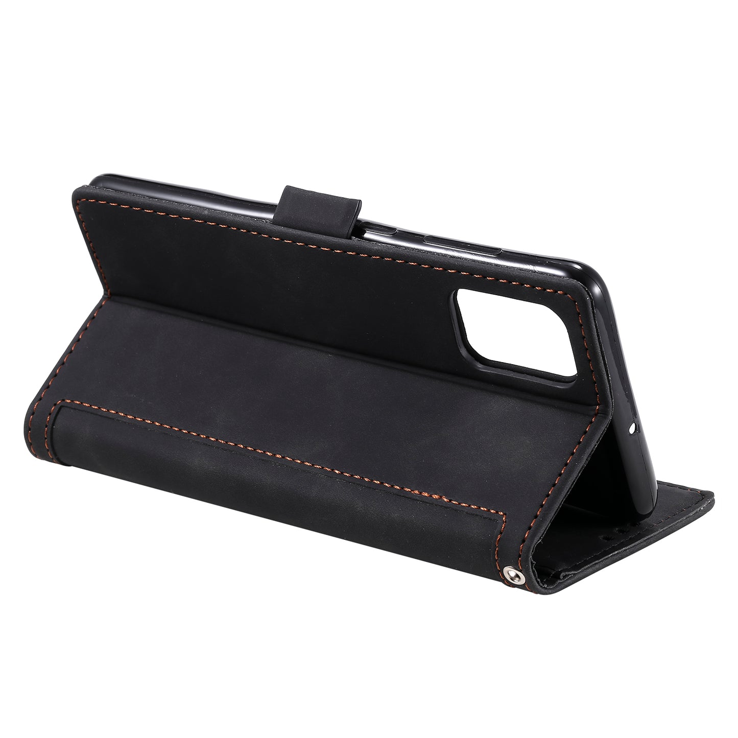 Stylish Retro Splicing Leather Shell for Huawei P40 Pro