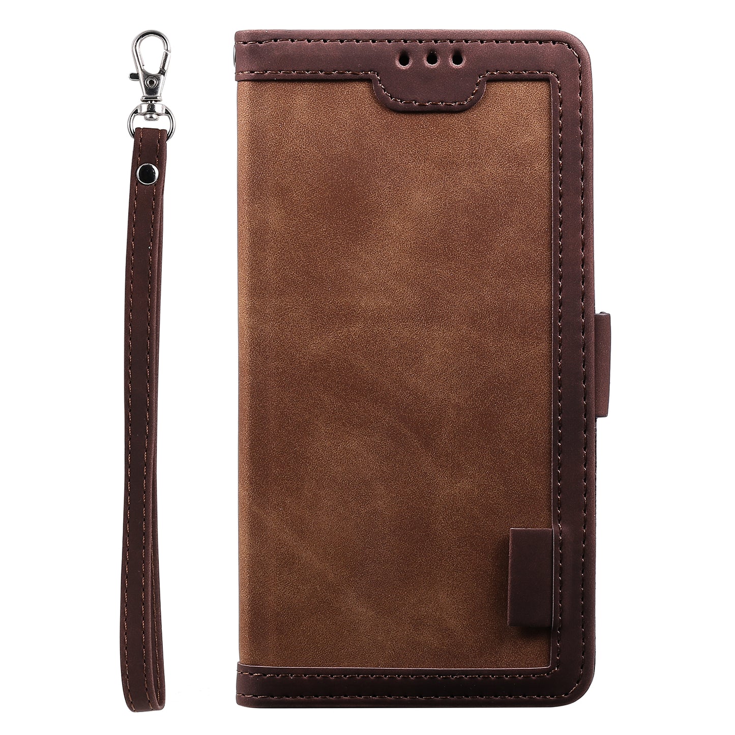 Stylish Retro Splicing Leather Shell for Huawei P40 Pro
