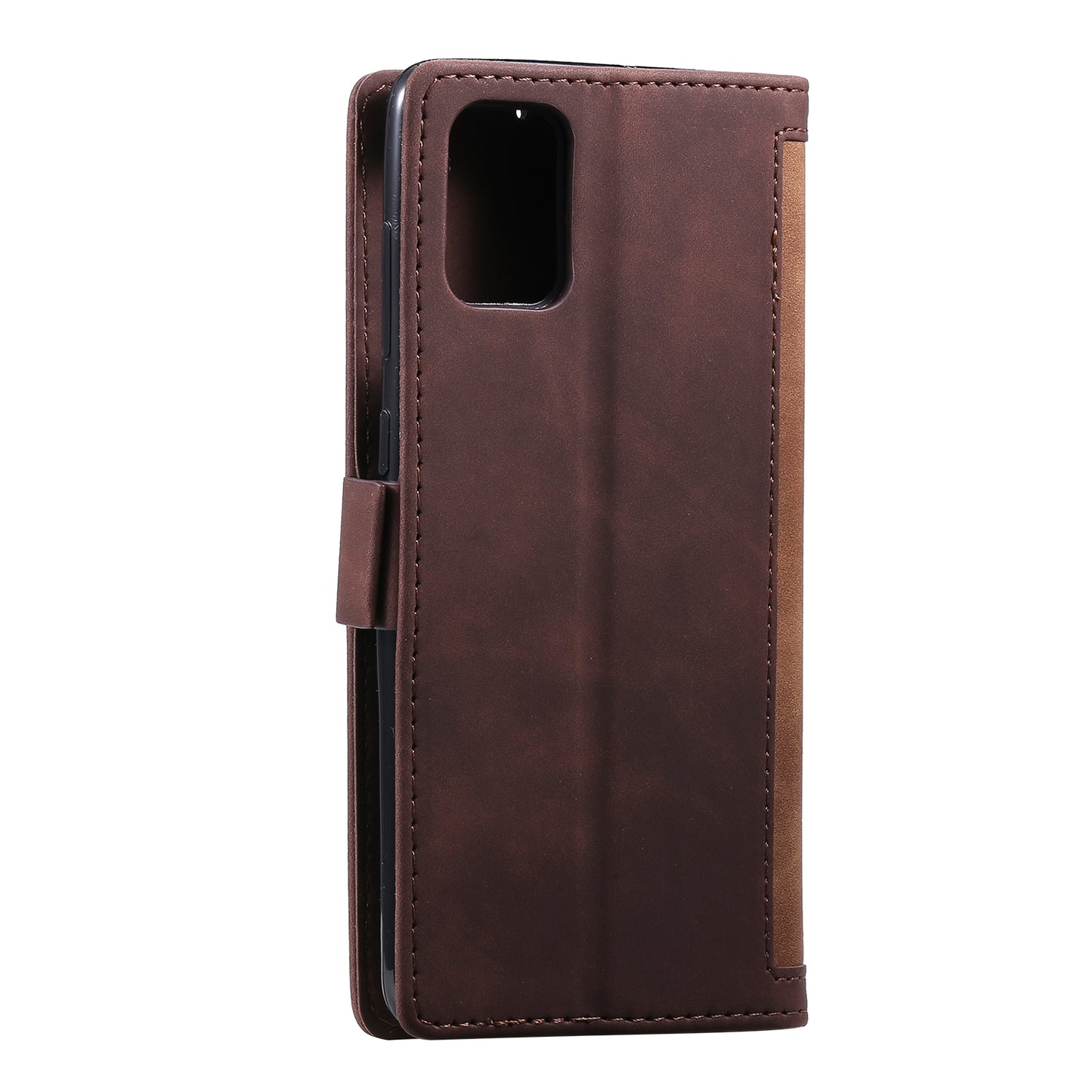 Stylish Retro Splicing Leather Shell for Huawei P40 Pro