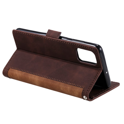 Stylish Retro Splicing Leather Shell for Huawei P40 Pro