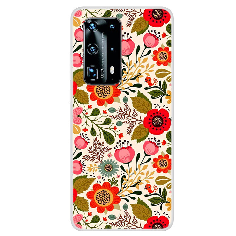 Pattern Printing TPU Back Case for Huawei P40 Pro