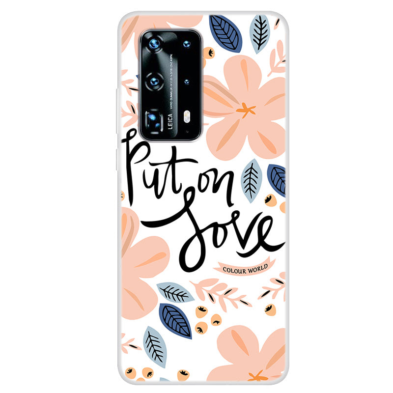 Pattern Printing TPU Back Case for Huawei P40 Pro