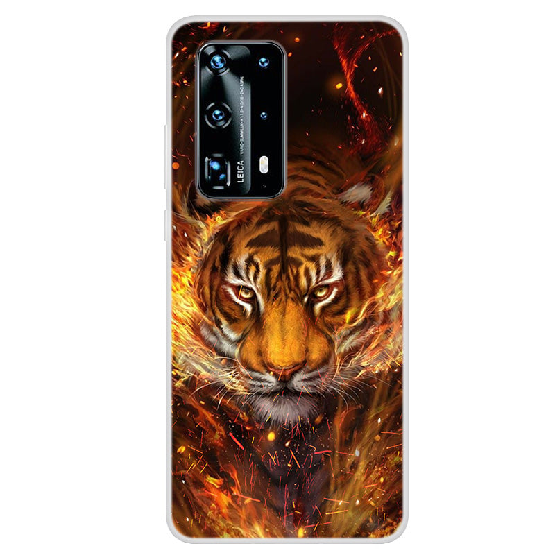 Pattern Printing TPU Back Case for Huawei P40 Pro
