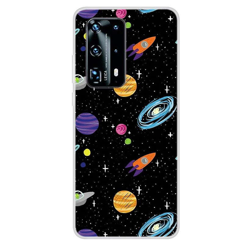 Pattern Printing TPU Back Case for Huawei P40 Pro