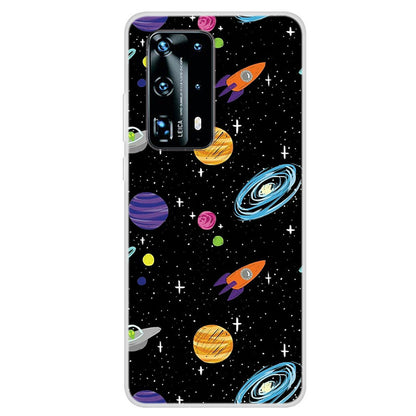 Pattern Printing TPU Back Case for Huawei P40 Pro