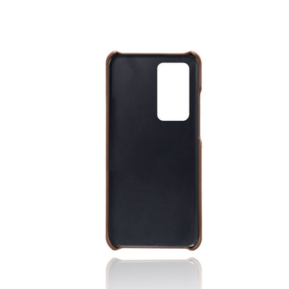 With Dual Card Slots PU Leather Coated PC Shell for Huawei P40 Pro