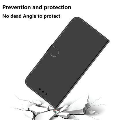 Mirror Surface Leather Wallet Cover with Strap Case for Huawei P40 Pro