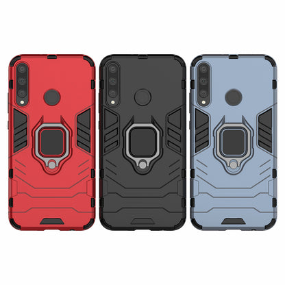Ring Holder Kickstand PC + TPU Cell Phone Cover for Huawei Y7p/P40 lite E/Honor 9C