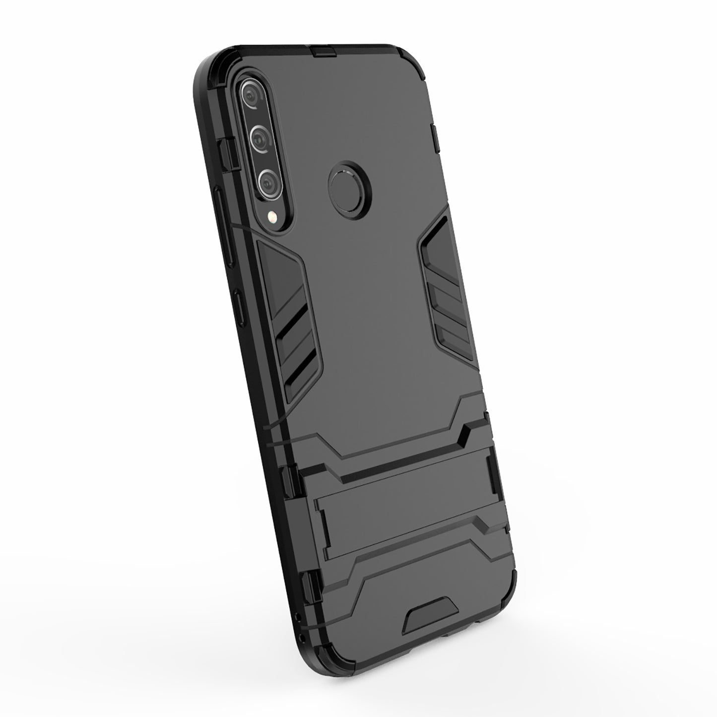 2 in 1 Hybrid PC + TPU Phone Case with Kickstand for Huawei P40 lite E/Honor 9C/Y7p