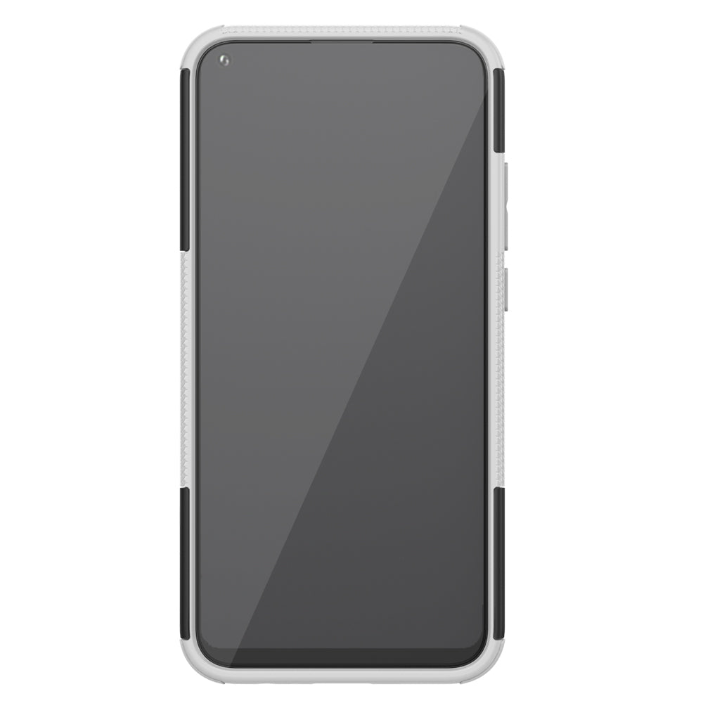 Cool Tyre Style PC + TPU Hybrid Phone Cover with Kickstand for Huawei P40 lite E/Y7p/Honor 9C